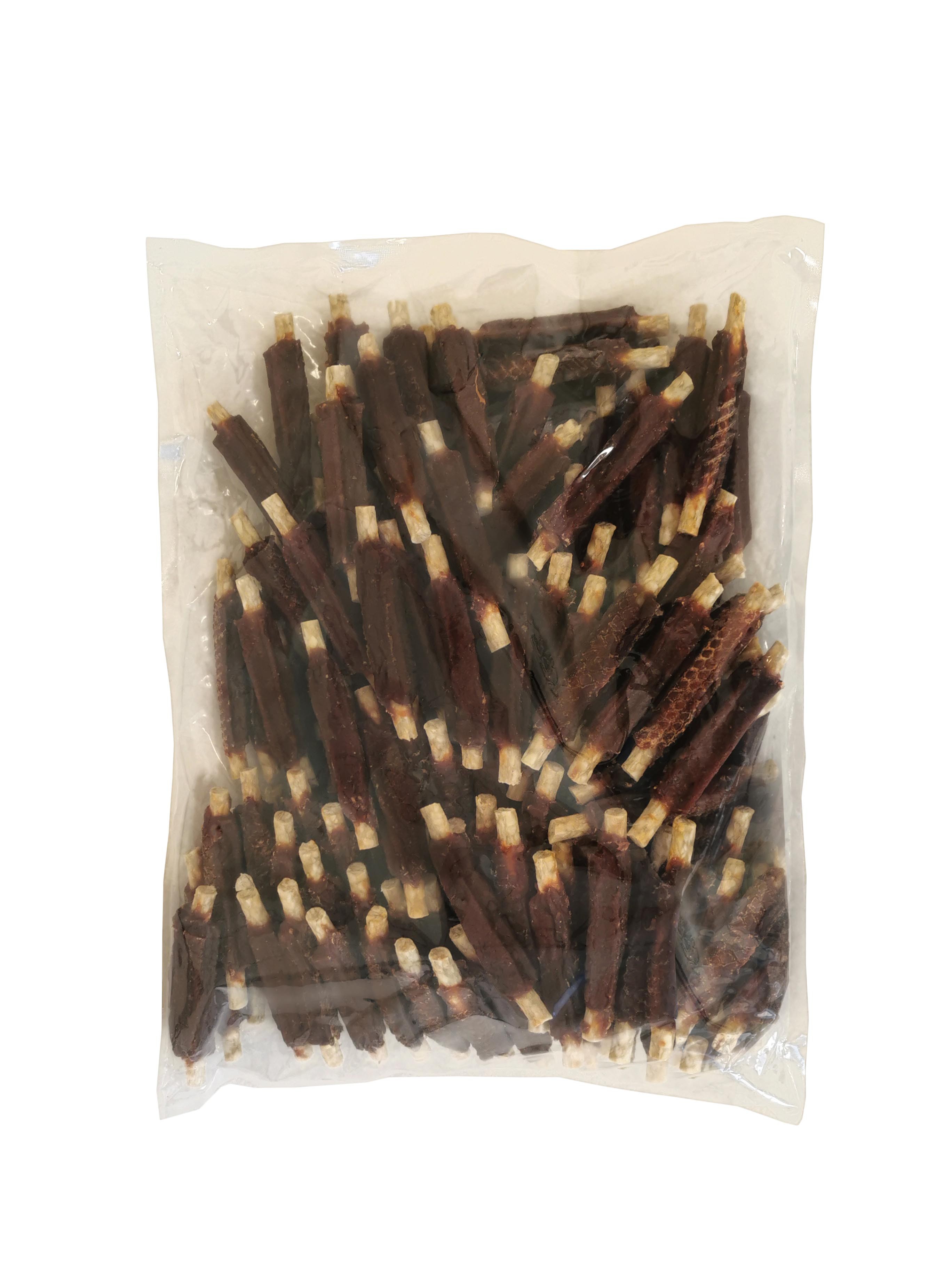 GRANEL SNACK PERRO COSTILLA POLLO NATURAL ENRROLLADO 1 KG