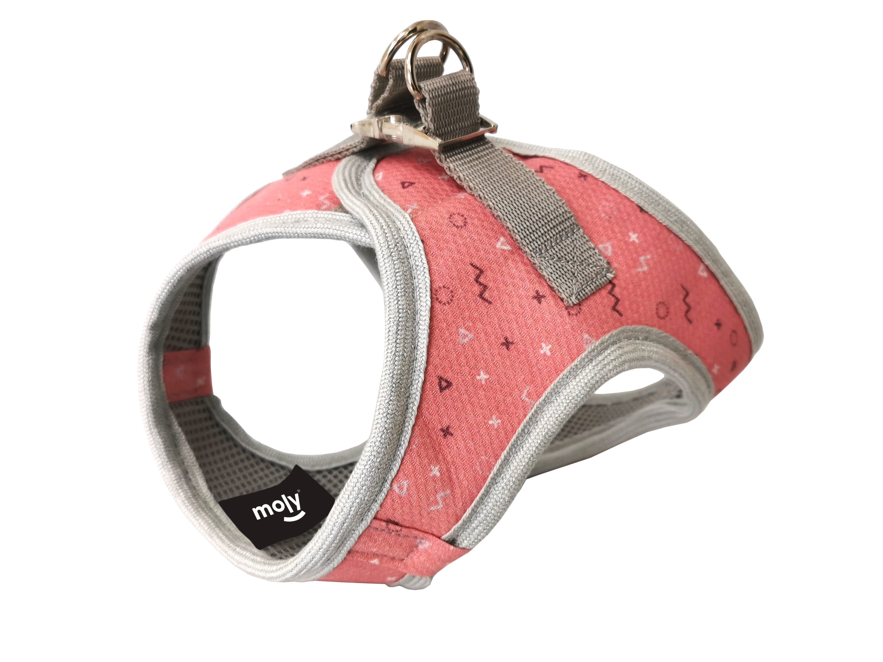 CHALECO 3D MOLY SALMON T-XS
