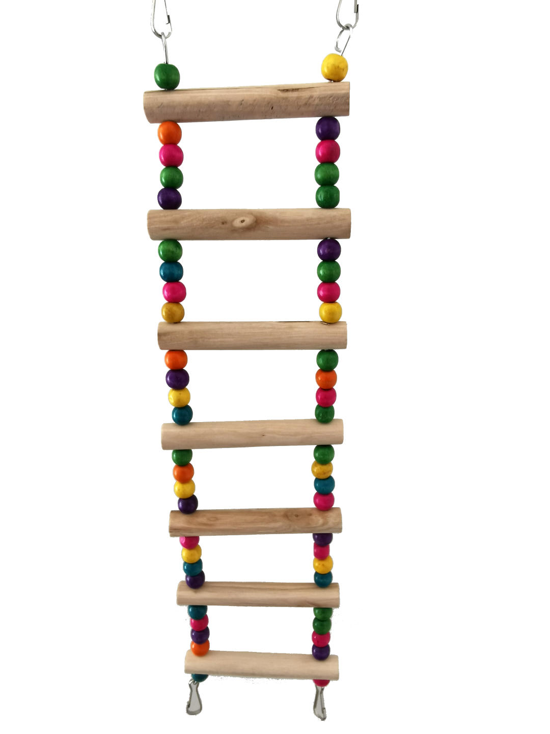 JUGUETE INTERAC. ESCALERA PASARELA MAD. COLORES 10X46 CM