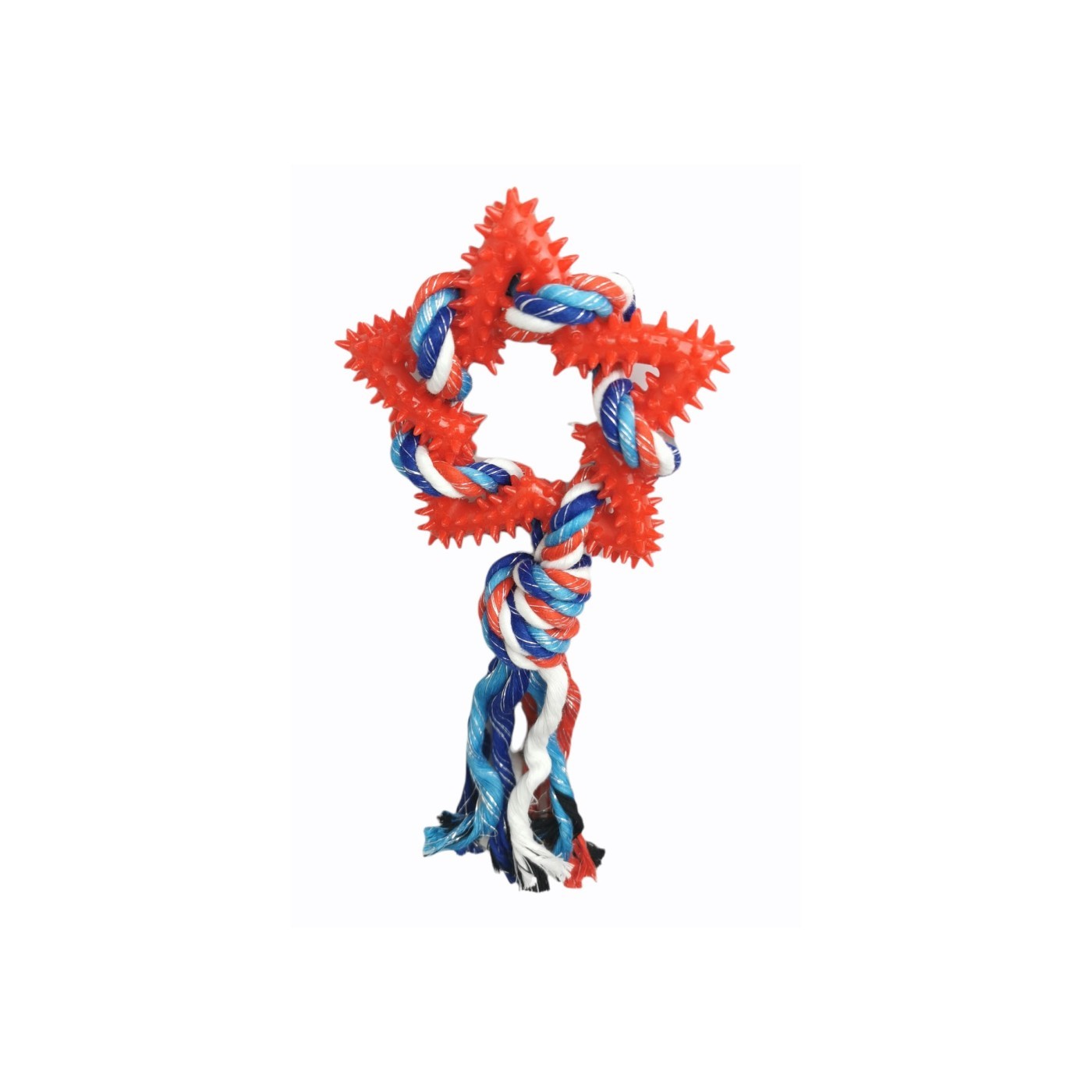 MORDEDOR PARA PERRO ESTRELLA DENTAL TPR 26CM
