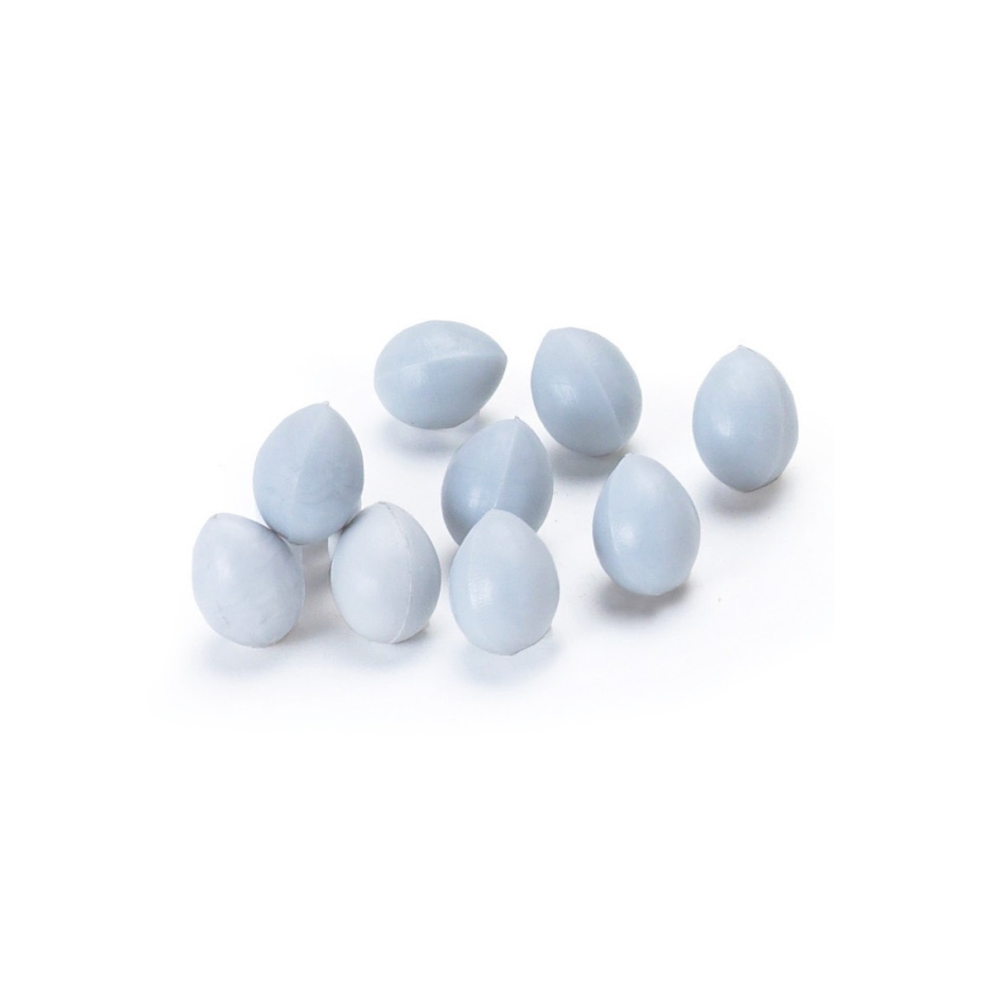 HUEVOS PLASTICO CANARIOS 100 UNIDADES