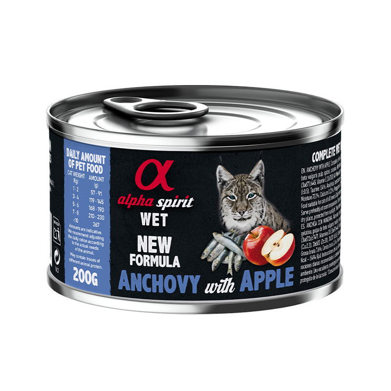 AS HÚMEDO BOQUERÓN CON MANZANA ROJA  200 GR GATO