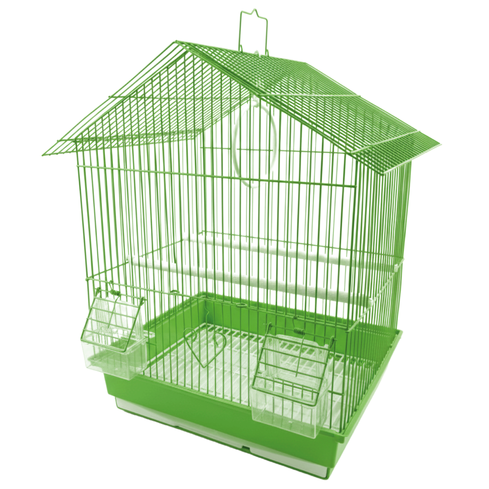 Jaula para pájaros pequeños N.7 35x28x46 cm con accesorios y bandeja extraíble