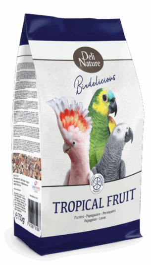 BIRDELICIOUS TROPICAL FRUITS 0.75 KG SNAK DELI NATURE
