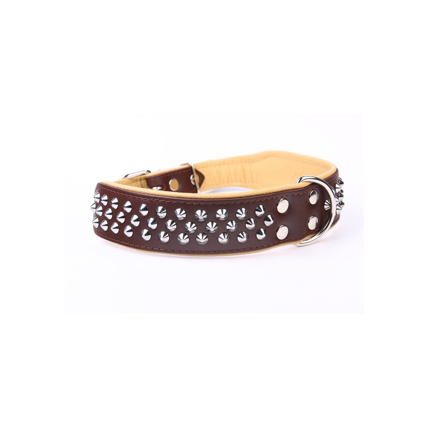 COLLAR PIEL LUXURY CLAVO 75 CM